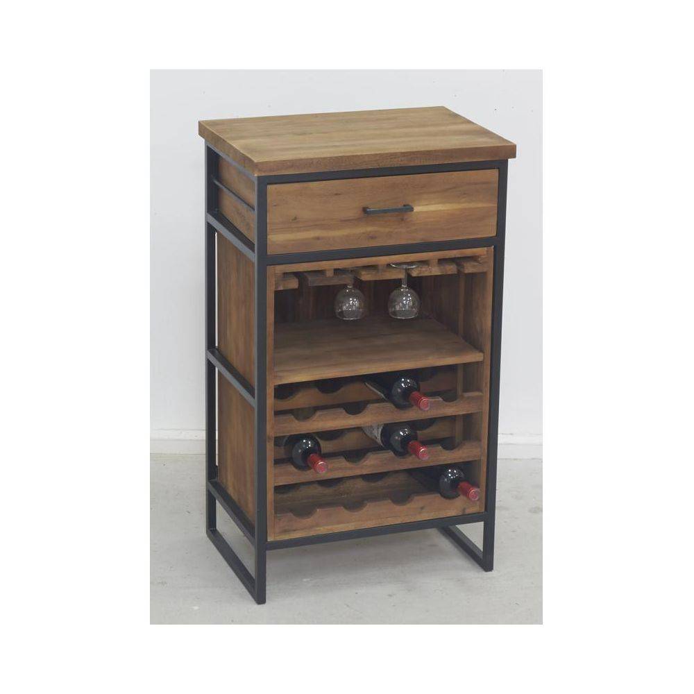 Aubry Gaspard - Meuble bar en bois recyclé - Image 3