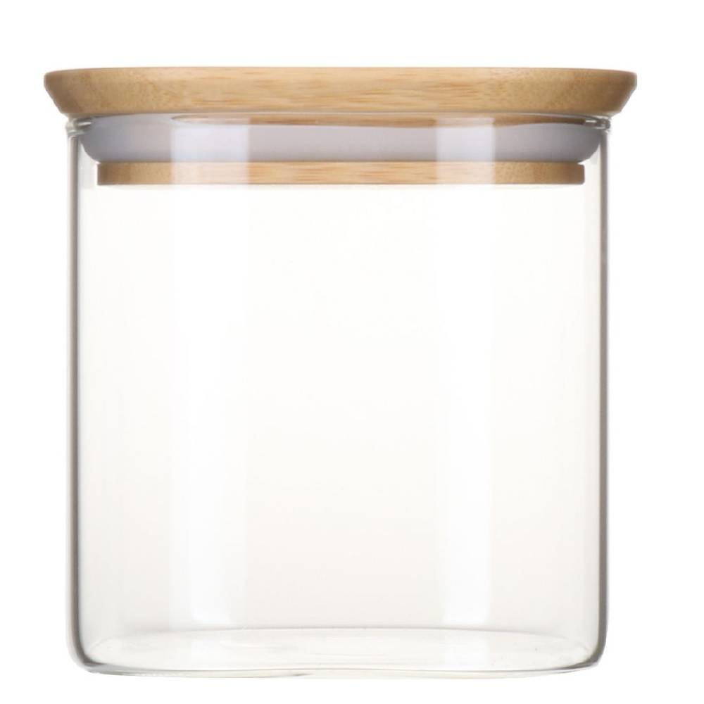 Boîte alimentaire verre et bambou 800ml - Image 2