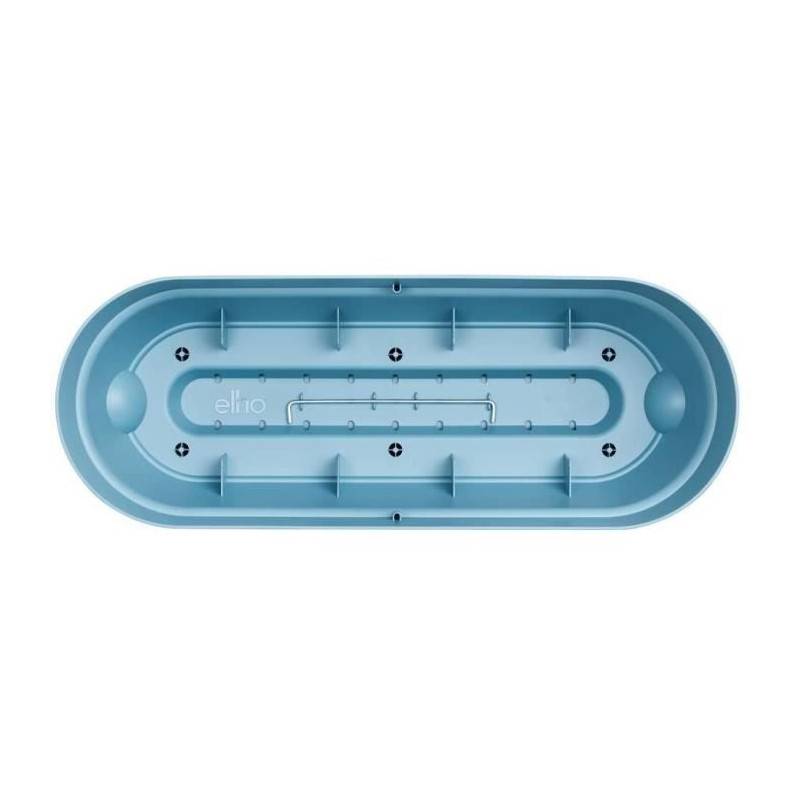 Elho - Planteur Rectangle Vibia - Plastique - Réservoir - ø70 - Jaune Miel - Image 3