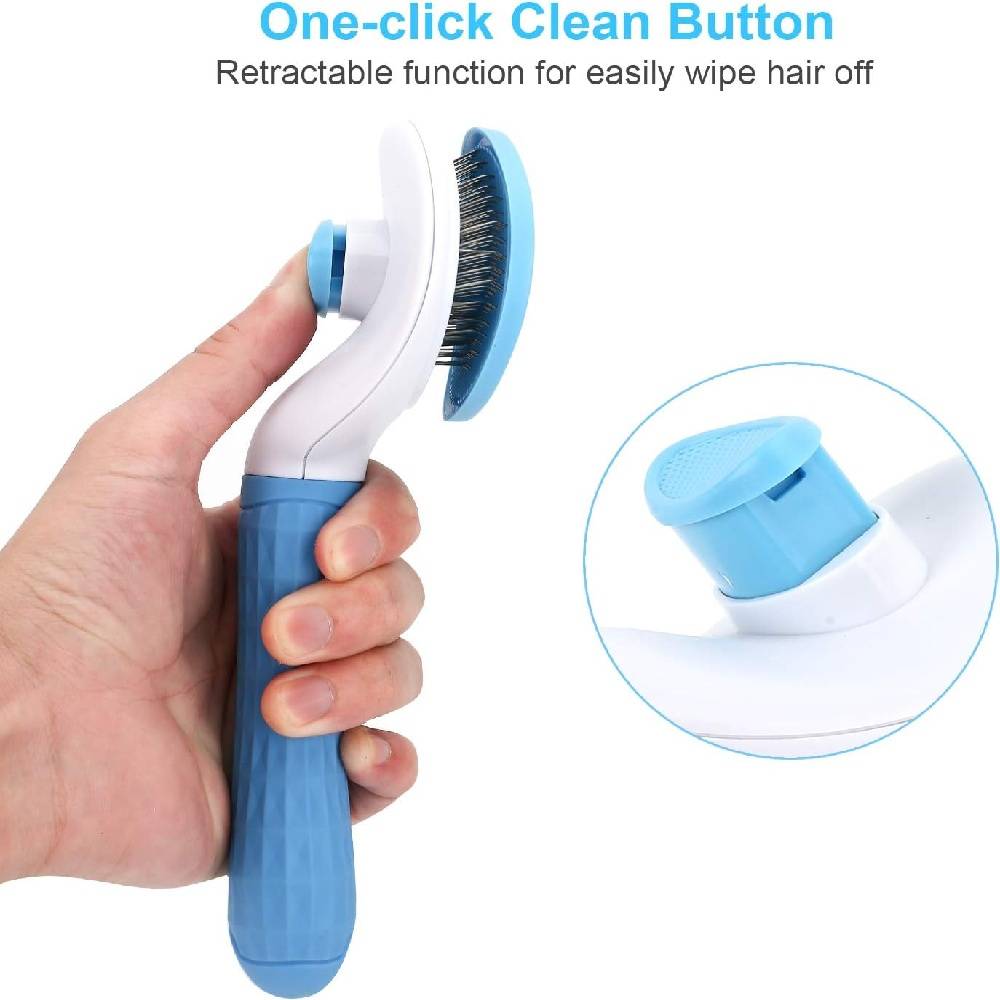 Brosse à Toilettage Auto-Nettoyante pour Animaux -IntiMeg - Image 3