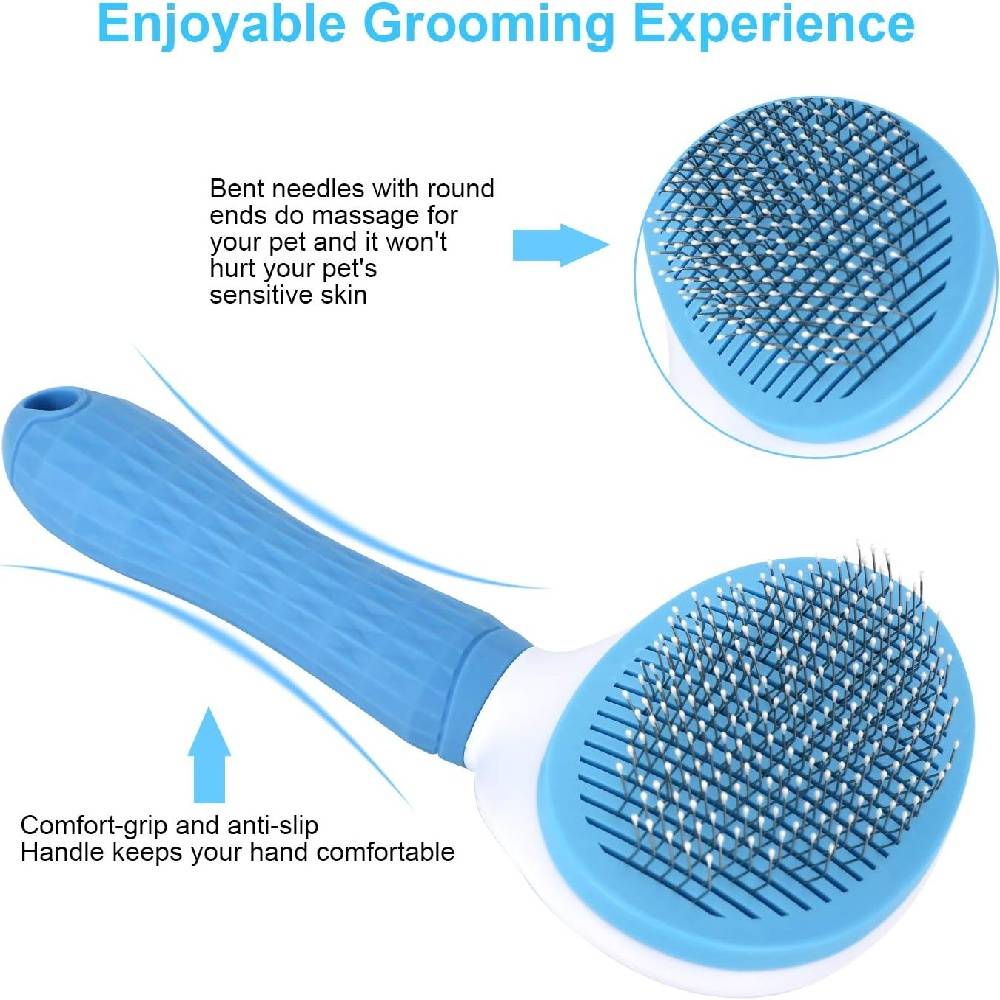Brosse à Toilettage Auto-Nettoyante pour Animaux -IntiMeg - Image 2