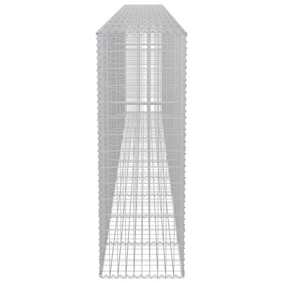 PANGIVO - Mur à gabion avec couvercles Acier galvanisé Argenté 600 x 50 x 150 cm - PANGIVO - Image 6
