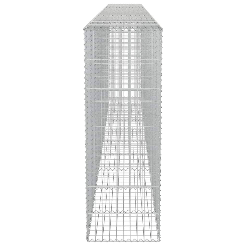PANGIVO - Mur à gabion avec couvercles Acier galvanisé Argenté 600 x 50 x 150 cm - PANGIVO - Image 6