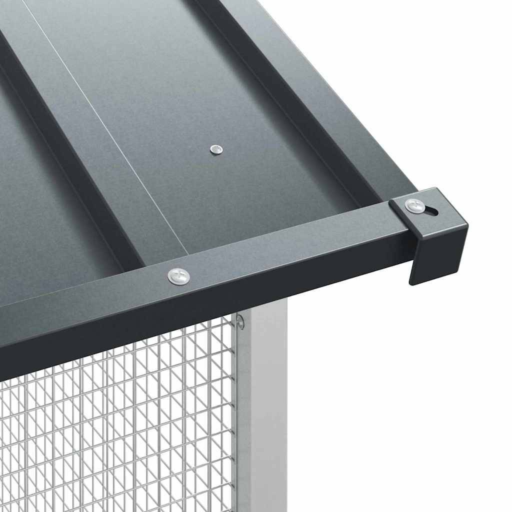 Volière Spacieuse Acier Galvanisé 215x310cm Anthracite - ComfortXL Outdoor Living - Image 9