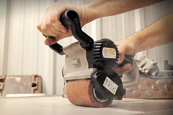 Rénovateur compact 400W brosse fibre synthétique Ø80mm FARTOOLS - Image 3