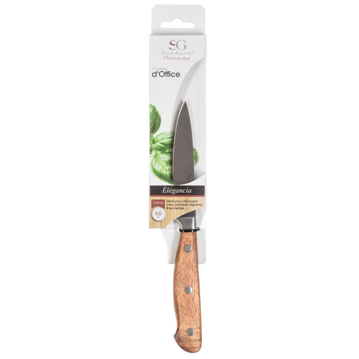Couteau d'office acier "Elegancia" lame 9,5cm - 5five - Image 2