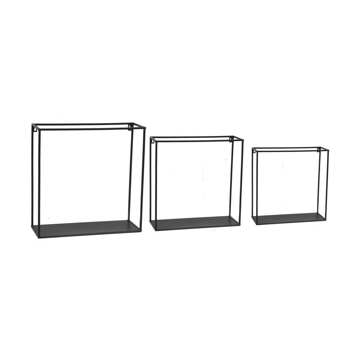 Aubry Gaspard - Etagères murales en métal (Lot de 3) - Image 1