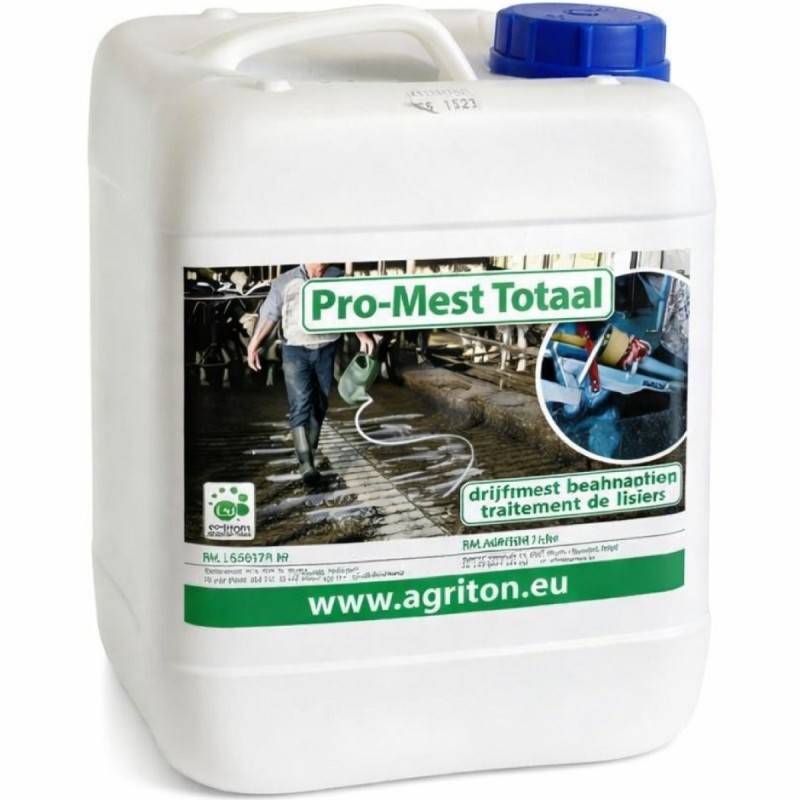 Ferme Du Moutta - Pro-Mest Total traitement du lisier contre l'ammoniac et les croûtes, bidon 5 L