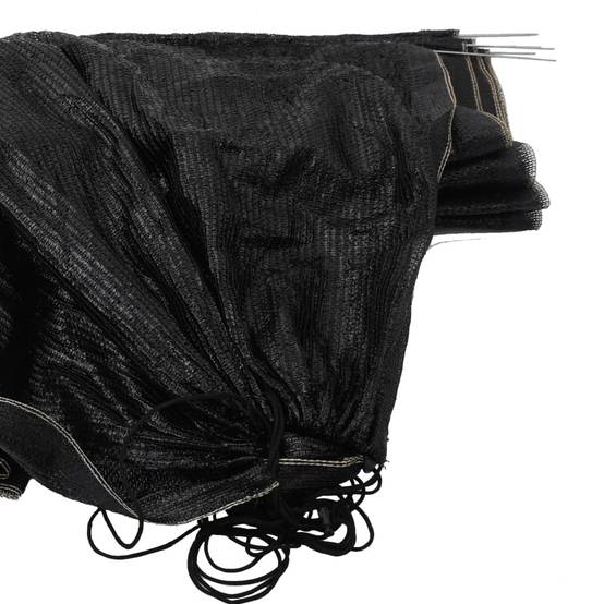 Tunnel de Forçage Acier et Filet PE pour Potager Protection Insectes Noir 3m - ComfortXL Outdoor Living - Image 8