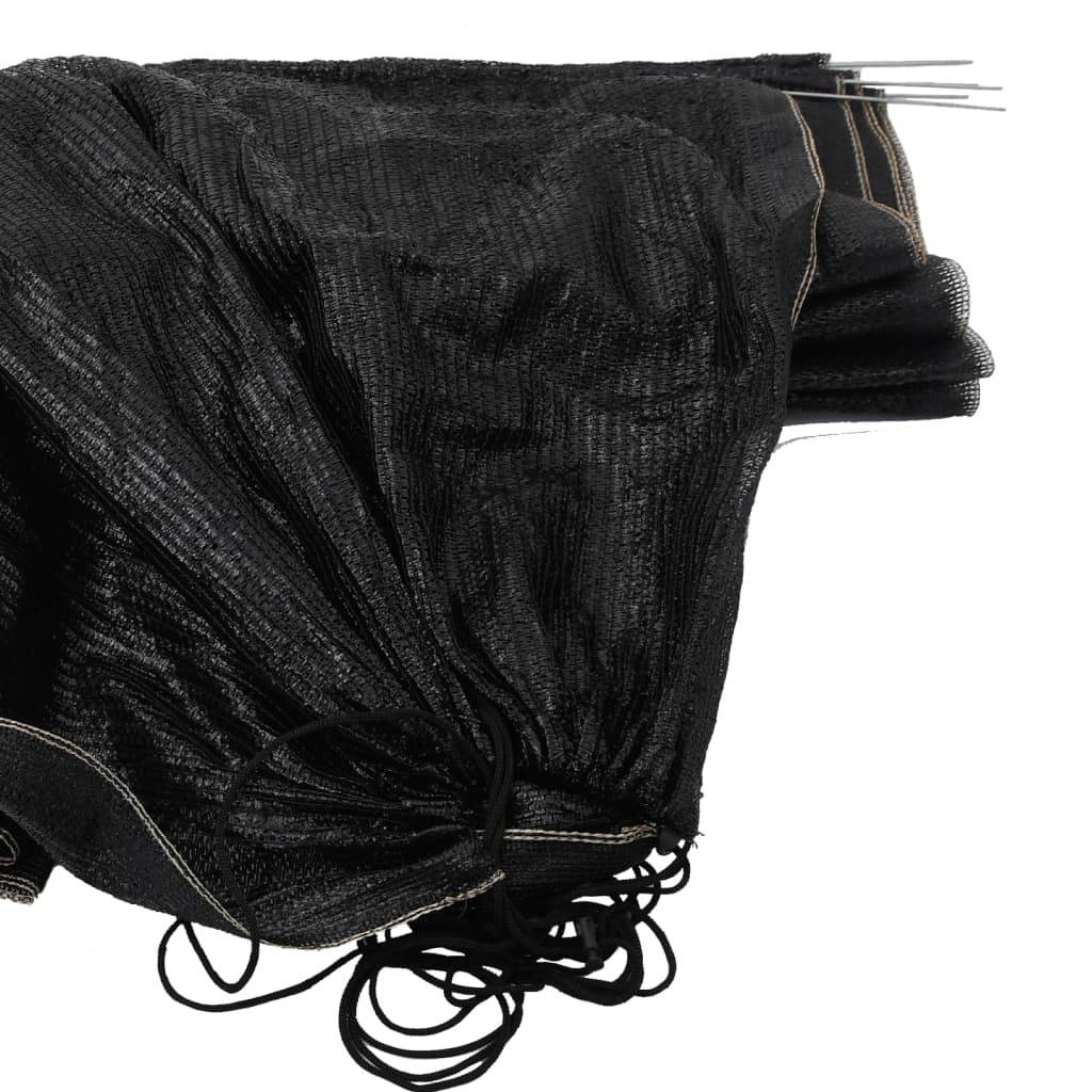 Tunnel de Forçage Acier et Filet PE pour Potager Protection Insectes Noir 3m - ComfortXL Outdoor Living - Image 8
