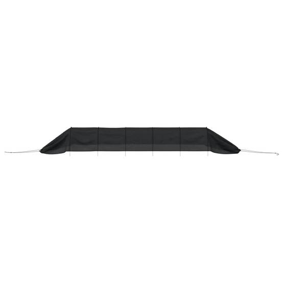 Tunnel de Forçage Acier et Filet PE pour Potager Protection Insectes Noir 3m - ComfortXL Outdoor Living - Image 4