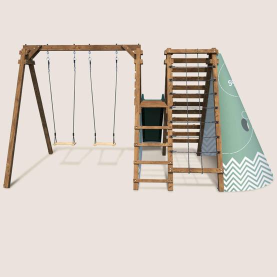 Soulet - Aire de jeux avec tipi et toboggan APOLLON - Image 2