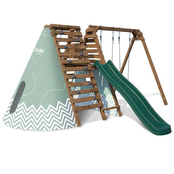 Soulet - Aire de jeux avec tipi et toboggan APOLLON - Image 1