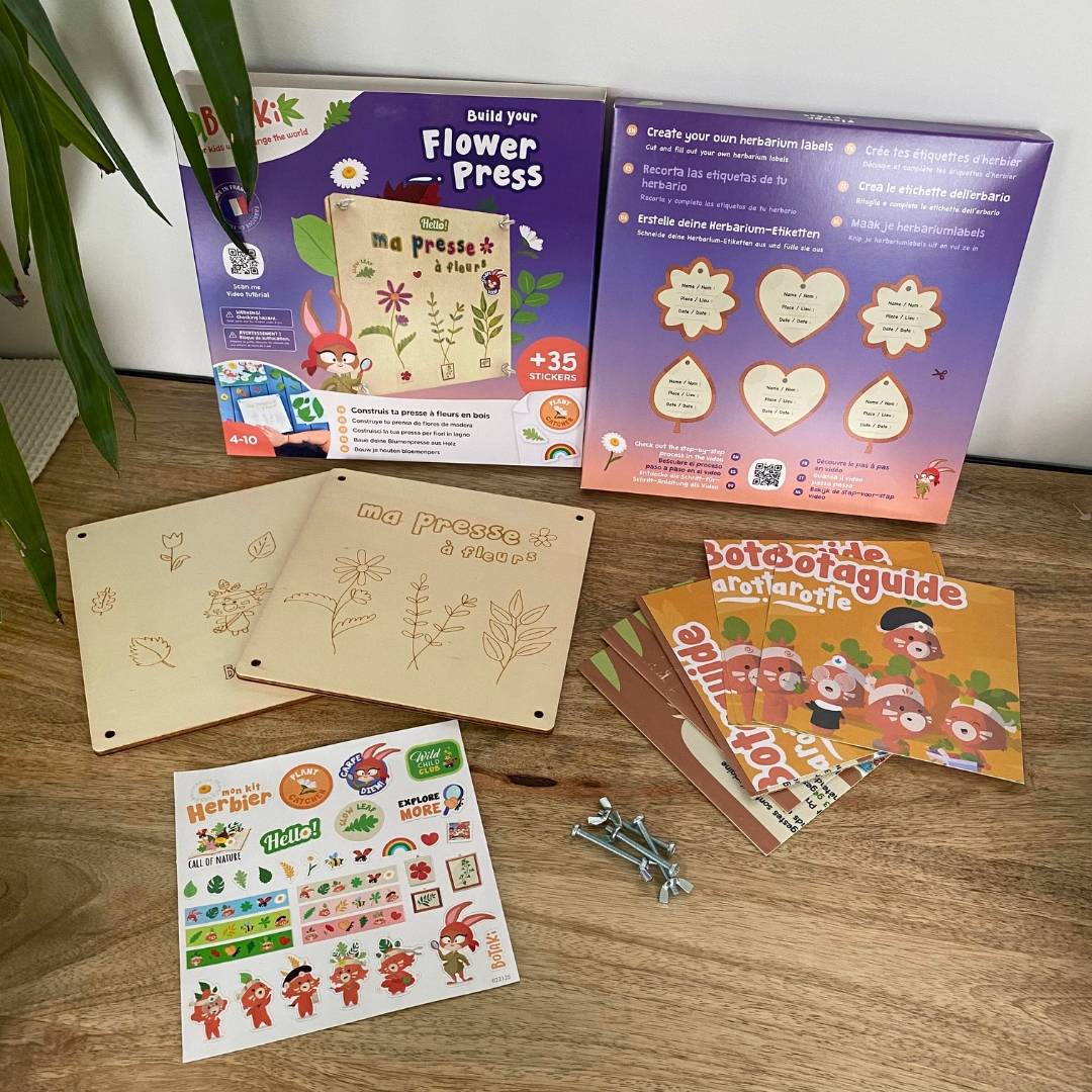 Autre - Mon kit herbier : Je construis ma presse à fleurs et mon herbier - - Image 1