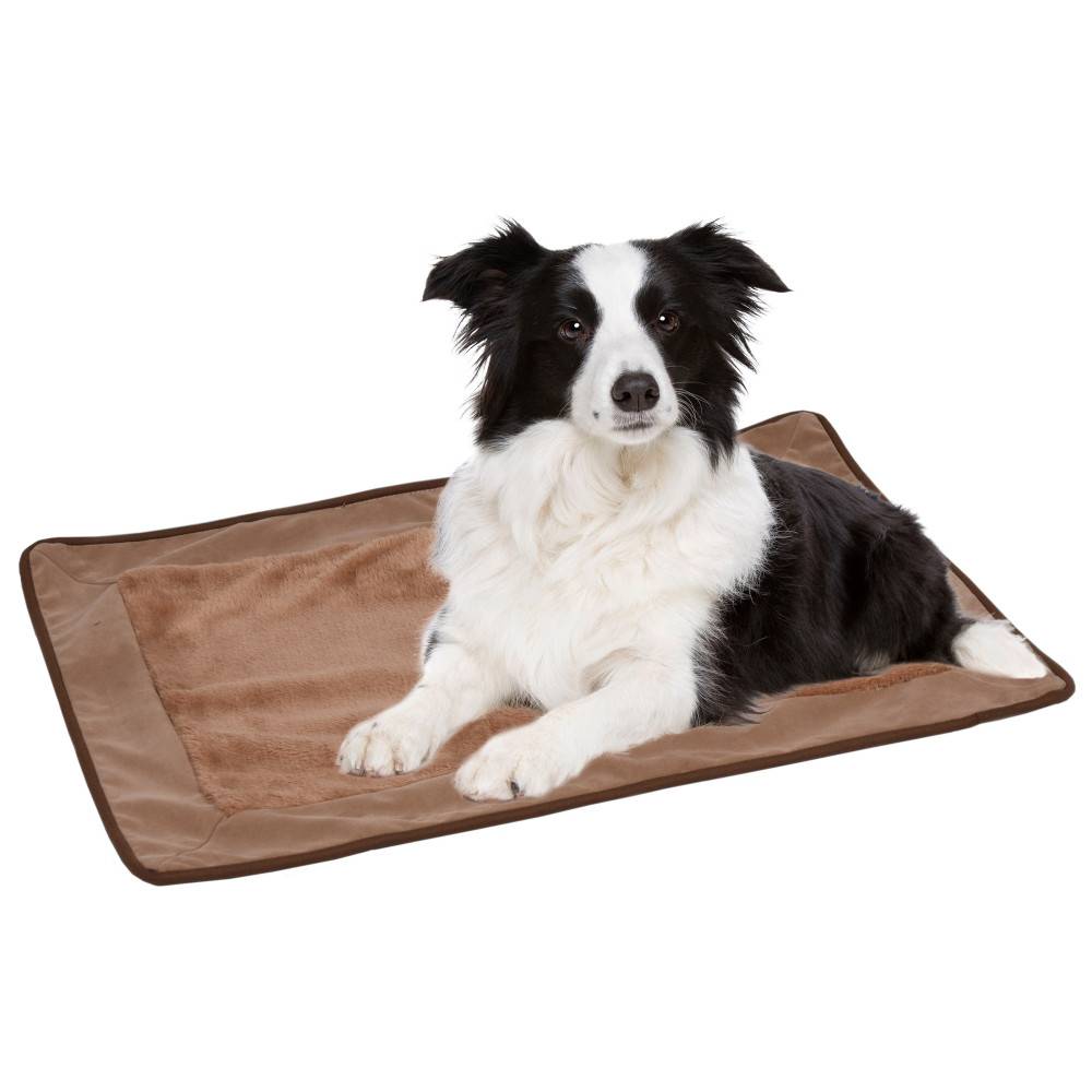 Flamingo - Tapis Thermique L  100 x 60 x 1.5 cm marron pour chien - Image 1