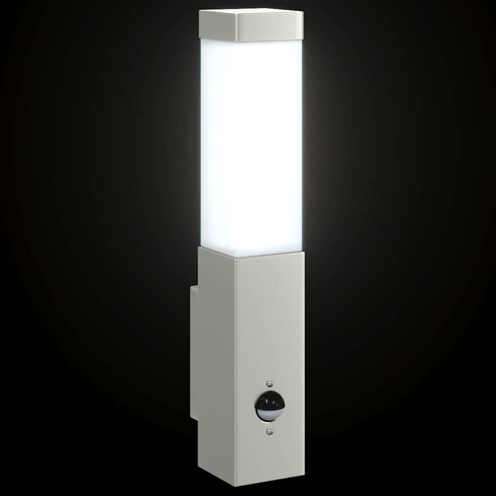 Applique murale extérieure - Lampe murale extérieure Argent 10,5 x 6 x 35 cm g239 - Image 9
