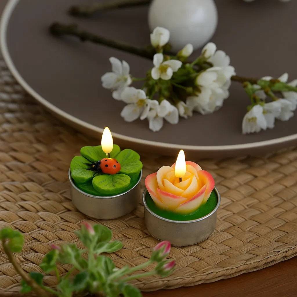 Lot De 6 Bougies Décoratives Coccinelles - Haute Qualité - Neuf - Fabriqué En France