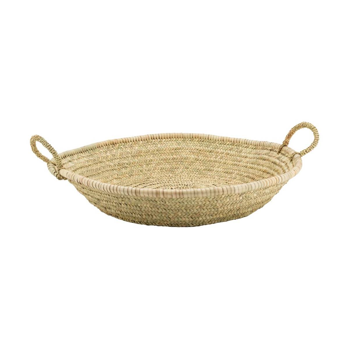 Aubry Gaspard - Corbeille à fruits en palmier souk Ø 50 - Image 1