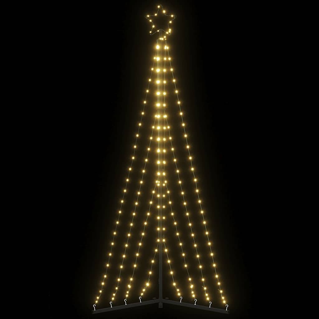 Vidaxl - Sapin de Noël à LED 339 LED blanc chaud 187 cm vidaXL 4016428 - Image 1