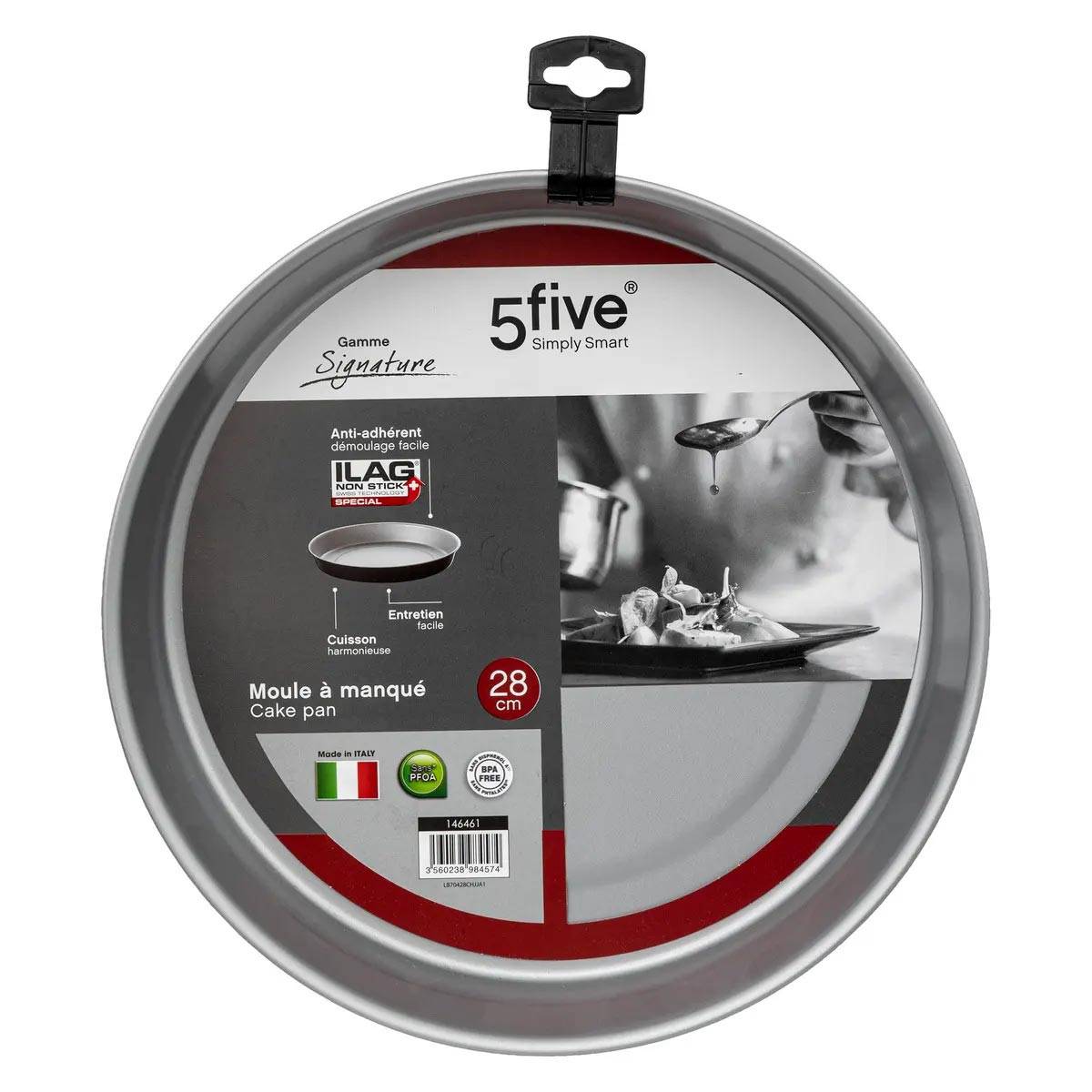 Moule Rond en Métal "Signature" 28cm Noir - Image 2
