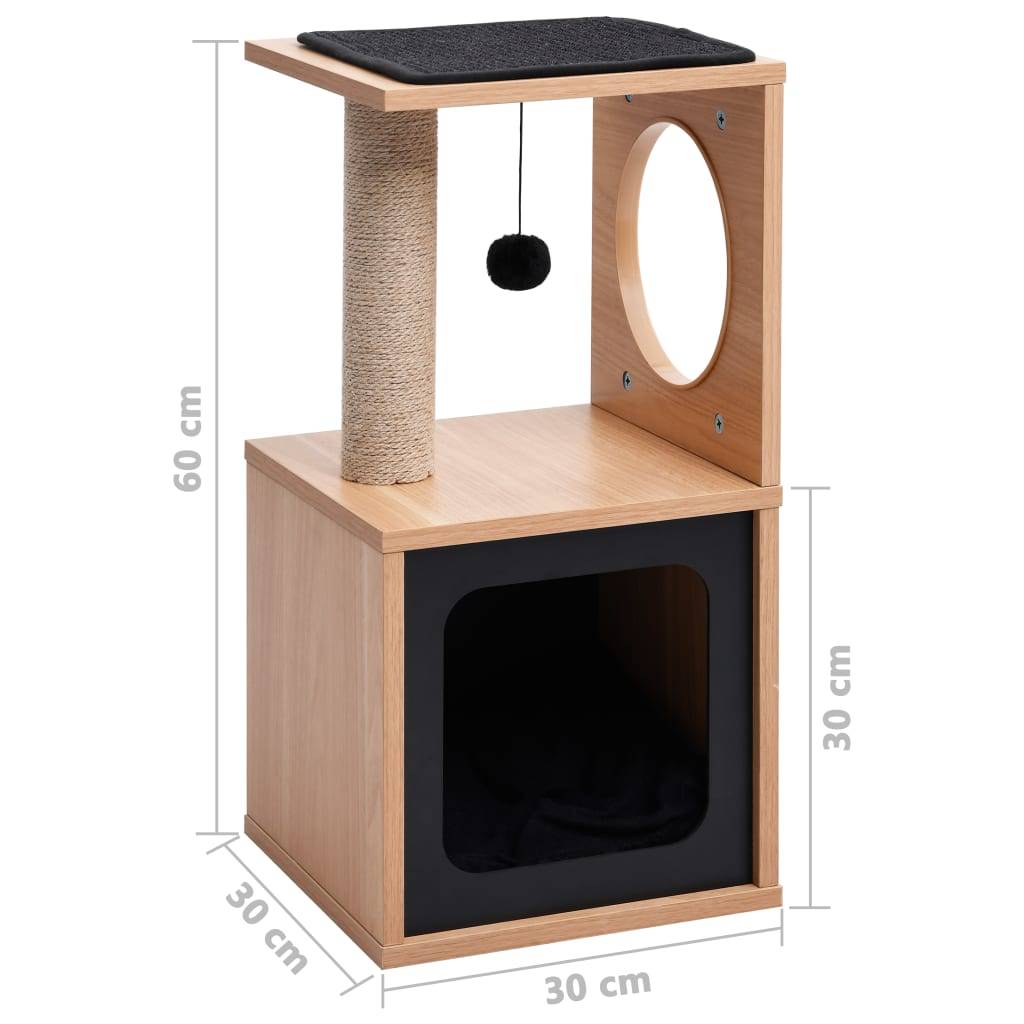 Vidaxl - Arbre à chat avec tapis à gratter en sisal 60 cm vidaXL 170926 - Image 3