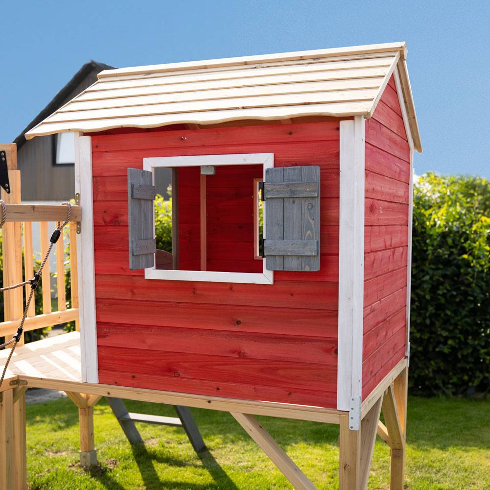 Home Deluxe - HOME DELUXE - Parc de jeux avec balançoire et toboggan WUNDERLAND - 555 x 340 cm | Équipement avec balançoire - Image 5
