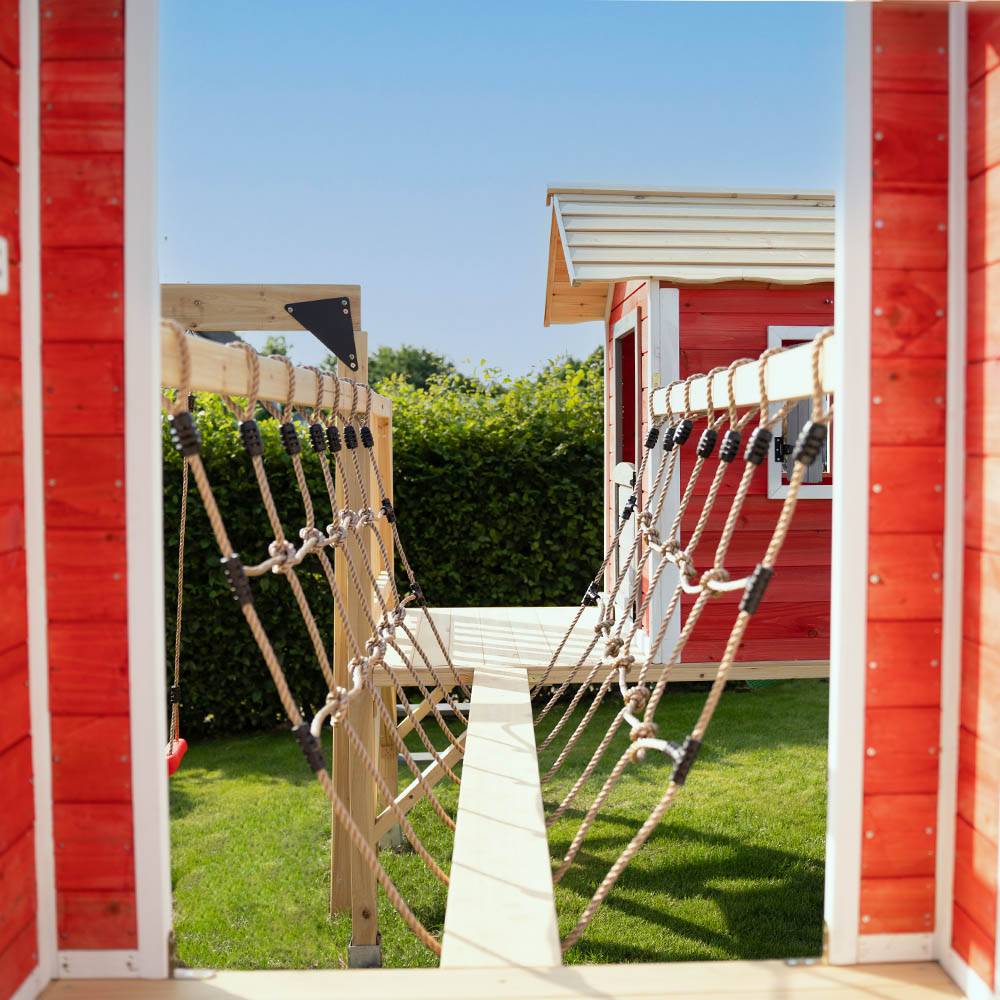 Home Deluxe - HOME DELUXE - Parc de jeux avec balançoire et toboggan WUNDERLAND - 555 x 340 cm | Équipement avec balançoire - Image 3