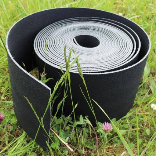 Bordure de jardin en plastique recyclé - 30cm - Gris - Image 1