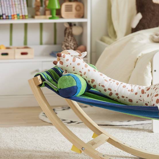 Hamac Enfant Chaise Longue L.127 x l.62 x H.47 cm SoBuy - Image 4
