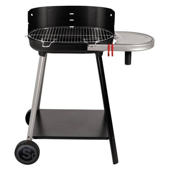 Somagic - Barbecue à charbon de bois avec tablette intégrée - SOMAGIC - Métal - Noir - Image 2