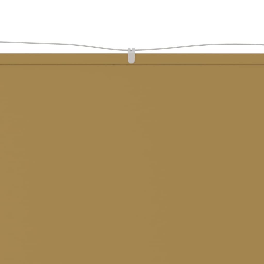 Helloshop26 - Auvent vertical 140 x 360 cm tissu oxford beige - Image 2