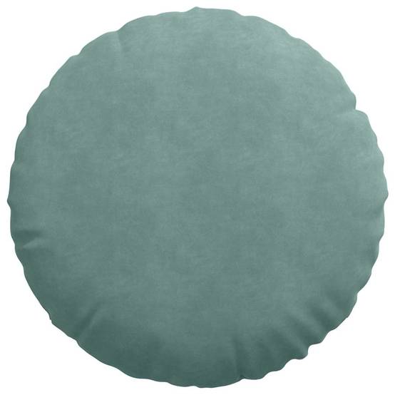 Coussins de siège 2 pcs Vert Mer Ø 40 x 13 cm Velours Maison Chic - Image 6