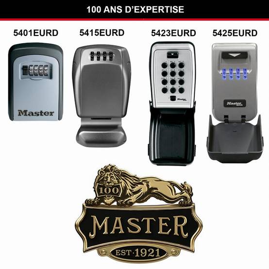 Master Lock - Boite à clés MASTERLOCK Fixation murale - 5401EURD - Image 4