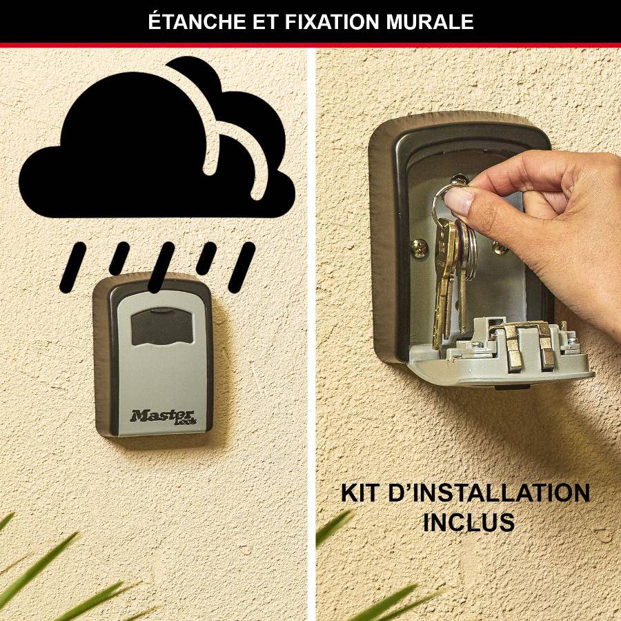 Master Lock - Boite à clés MASTERLOCK Fixation murale - 5401EURD - Image 9