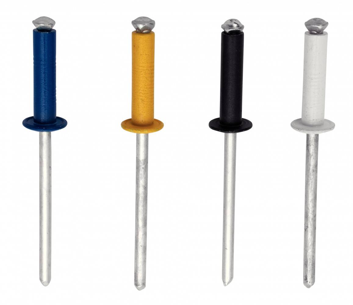 Rapid - Lot de 32 rivets aluminium Diam.4.8 x H.16 mm avec forêt - Image 2