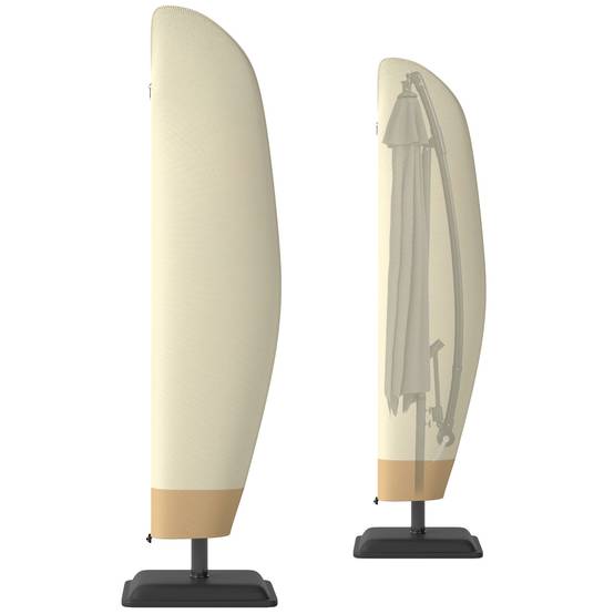 Housse de protection imperméable Oxford extérieur pour parasol déporté ...