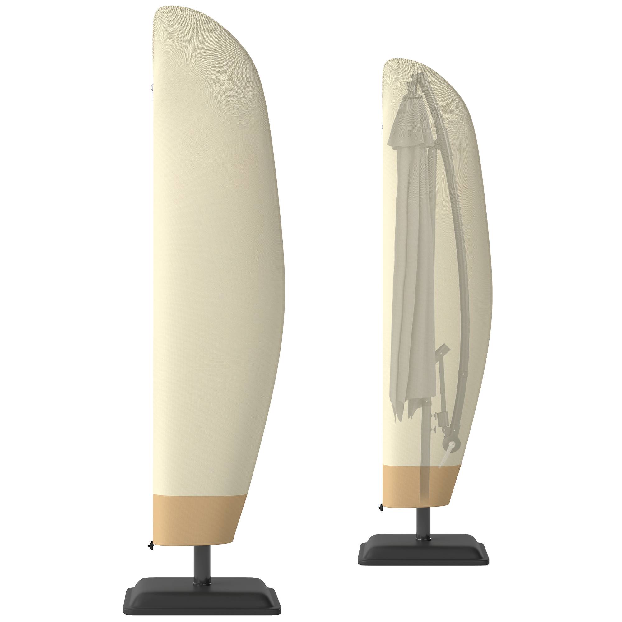 Housse de protection imperméable Oxford extérieur pour parasol déporté ...