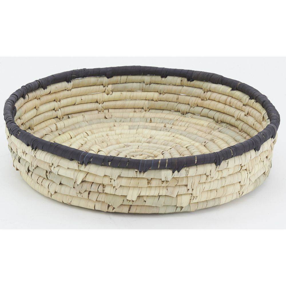 Aubry Gaspard - Corbeilles basses en jonc naturel (Lot de 3) - Image 3