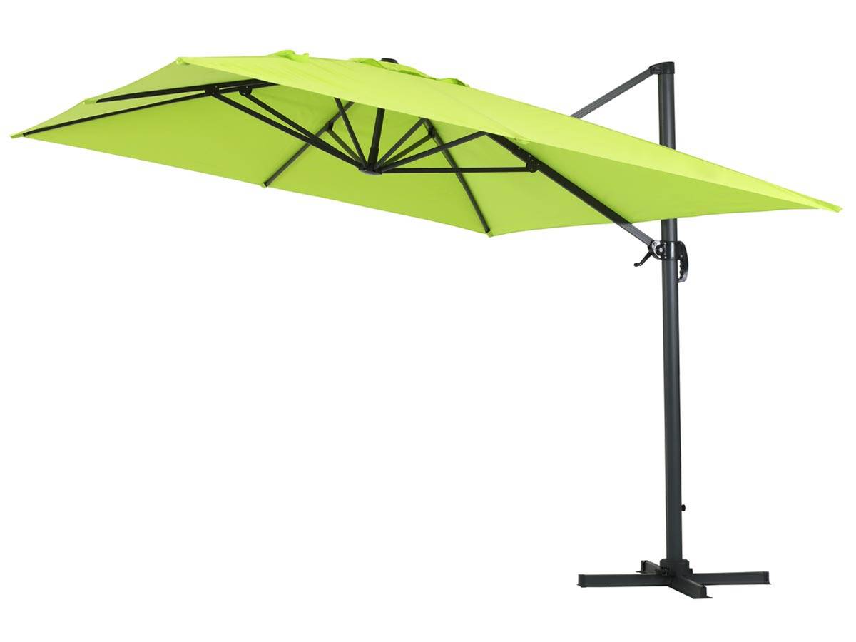 Habitat Et Jardin - Parasol Jardin Déporté Alu "sun 4" 3 X 4 M - Vert -habitat Et Jardin - Image 2