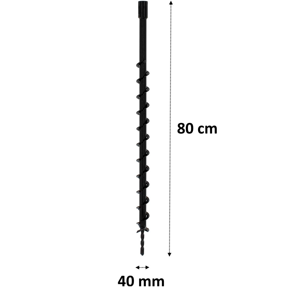 Gt Market - Mèche de tarière Ø 40 mm avec adaptateur pour perceuse et perforateur SDS-plus - GT MARKET - Image 3