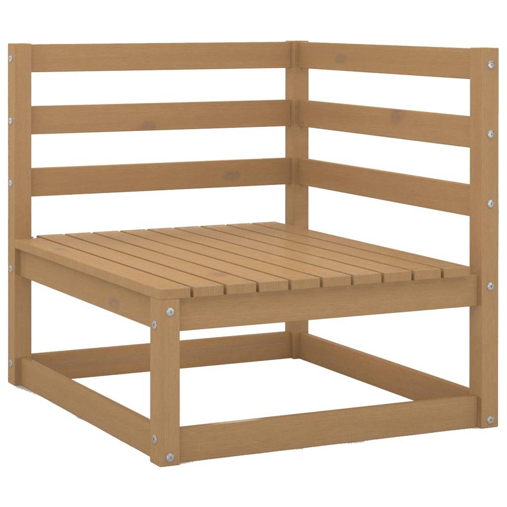 Helloshop26 - Salon de jardin meuble d'extérieur ensemble de mobilier 8 pièces avec coussins bois de pin massif - Image 3