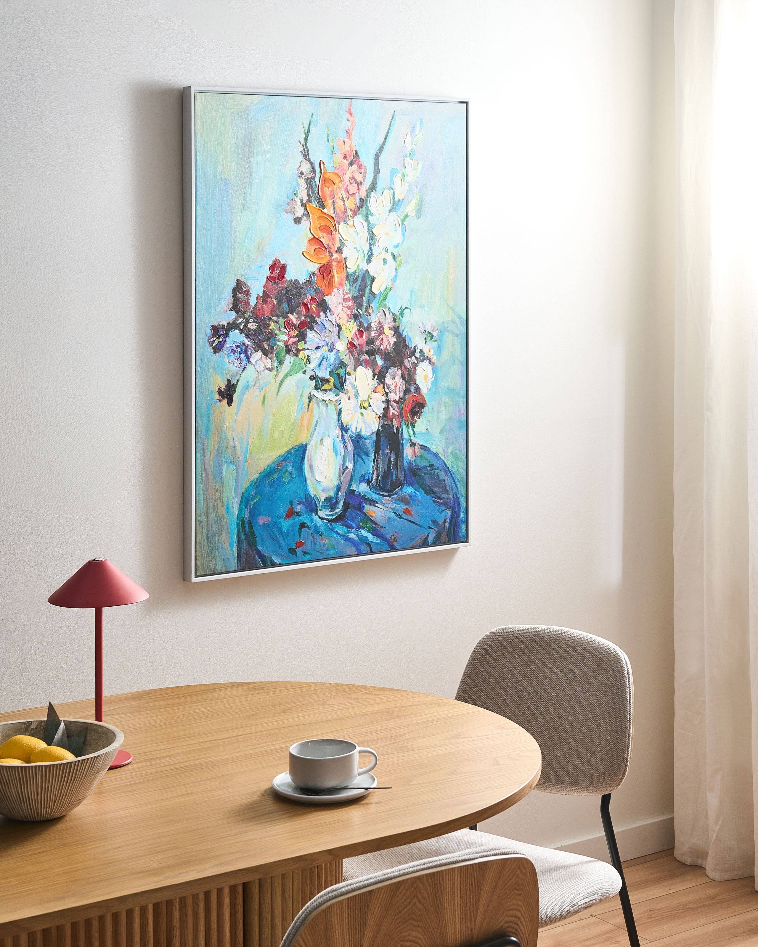 Beliani - Imprimé mural encadré Matière synthétique Bleu KINSALE - 72x4x103- Beliani - Image 1