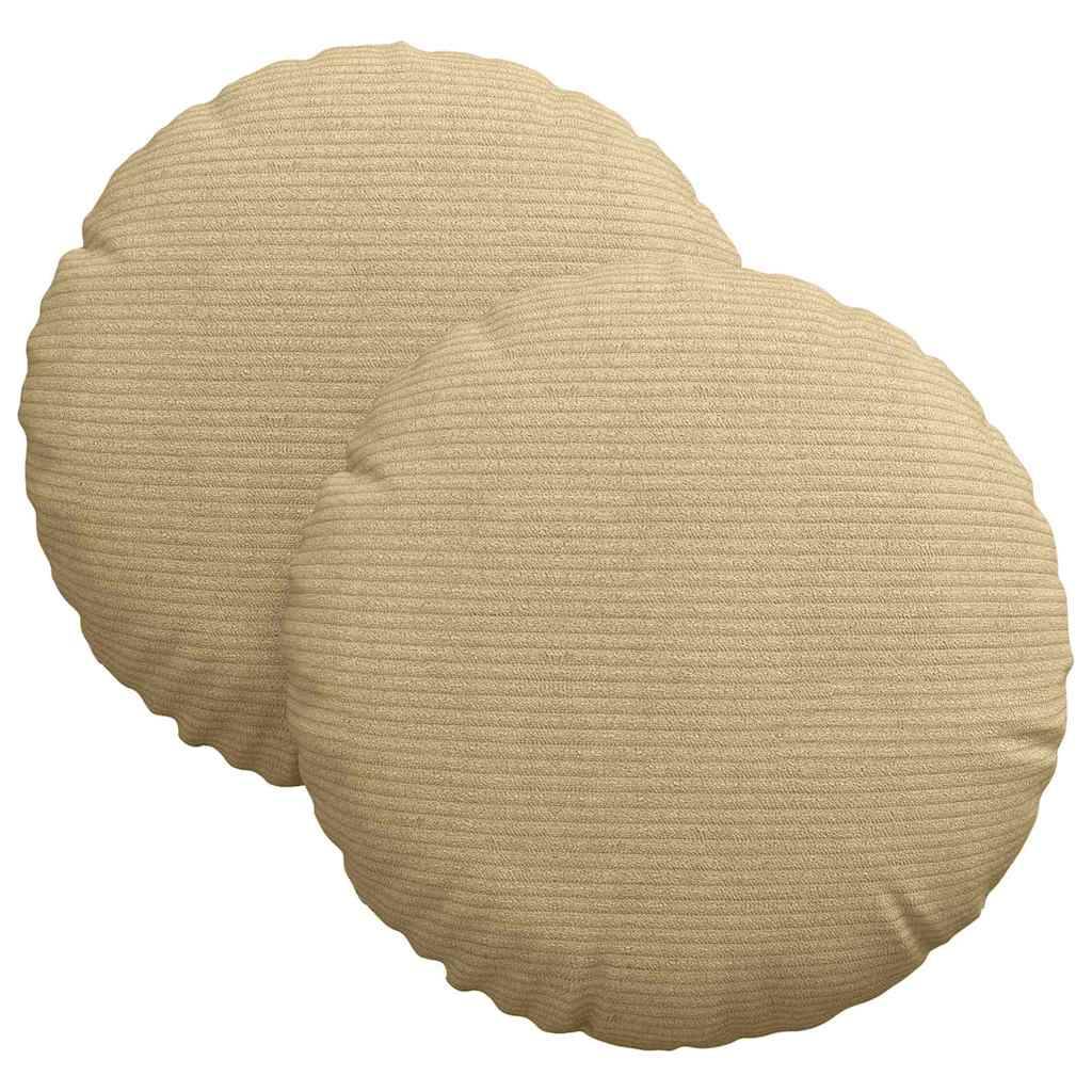 Coussins de siège velours côtelé vert gris 30 x 30 x 13 cm - PANGIVO - Image 2