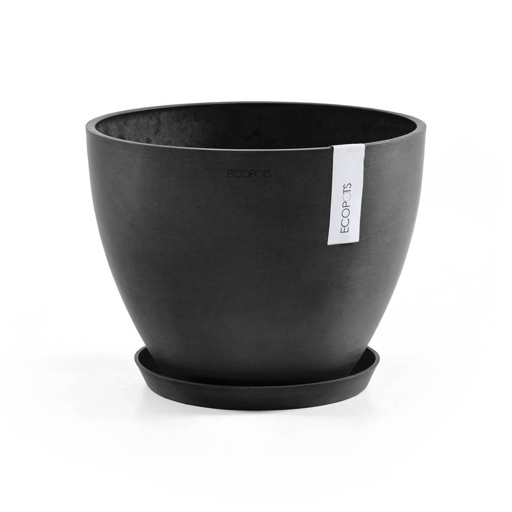 Ecopots - Pot Rond Antwerp 30 Gris Foncé - Ø 30 x H. 25,5 cm - 11,4 L ECOPOTS - Image 5