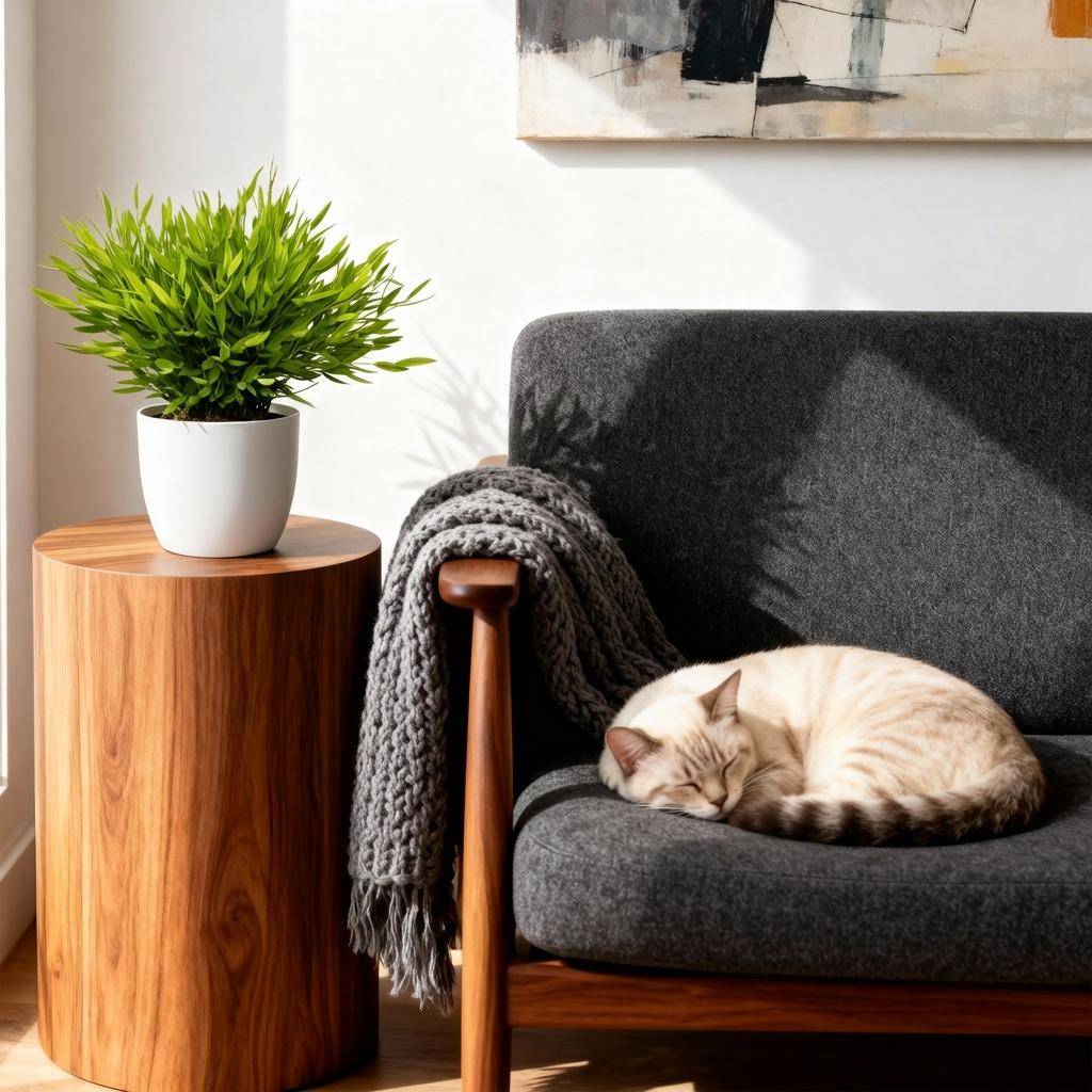 Bamusa Pogonatherum Monica - Pet-friendly - Bambou miniature - Pot de 12cm - Hauteur 20cm - Blanc - Plantes d'intérieur - Image 4