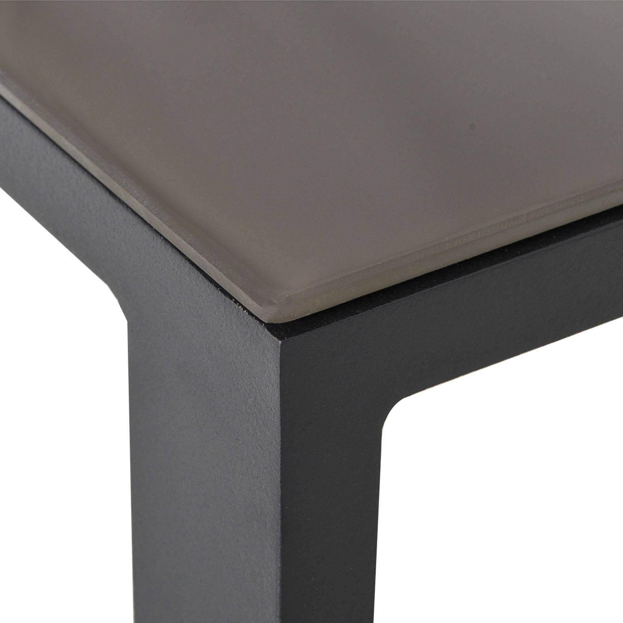 Outsunny - Ensemble salon de jardin d'angle design contemporain style yachting 5 places coussins table basse banquette 3 places réglable alu. gris - Outsunny - Image 5