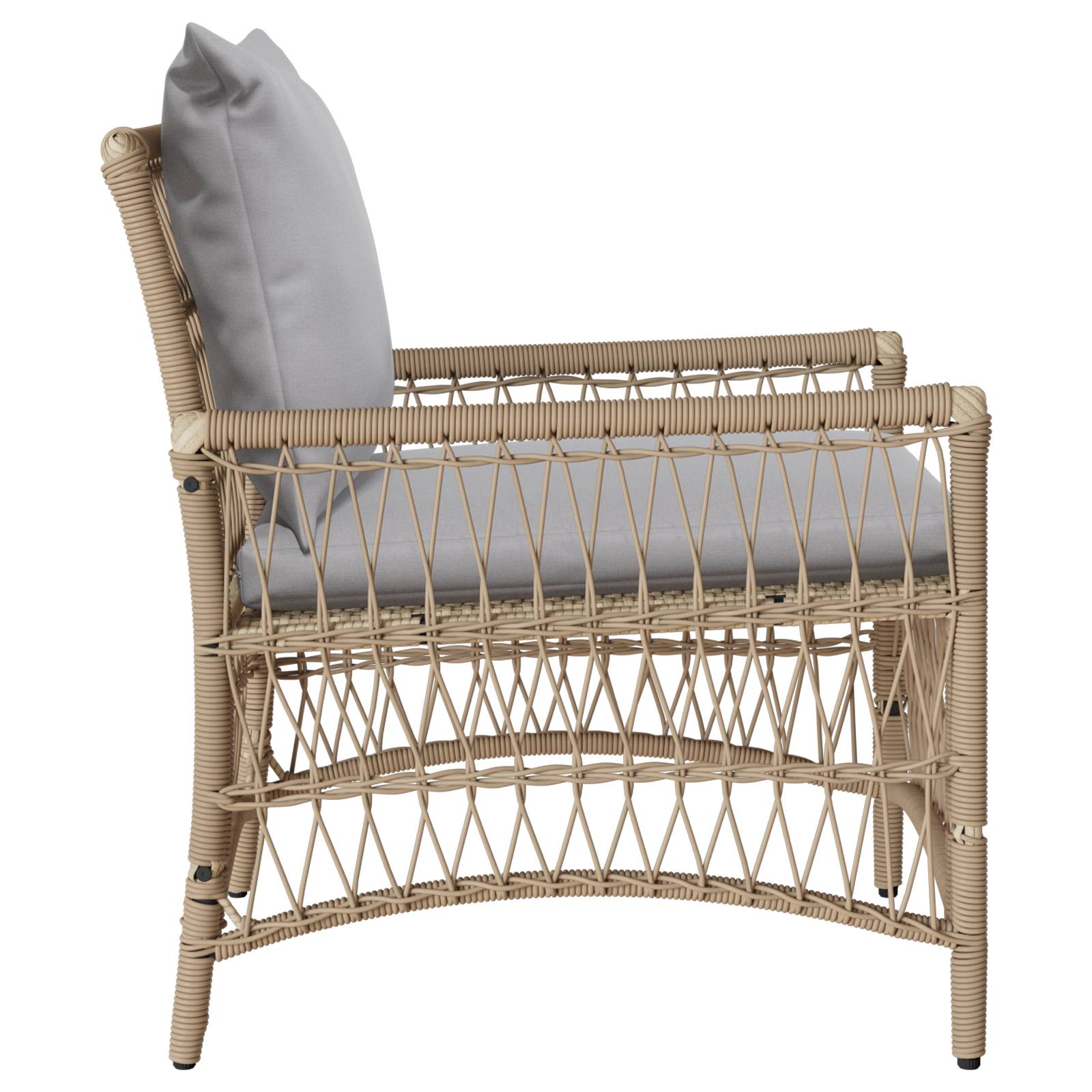 Vidaxl - Chaise de jardin Beige polyrotin vidaXL 42006220 - Image 8