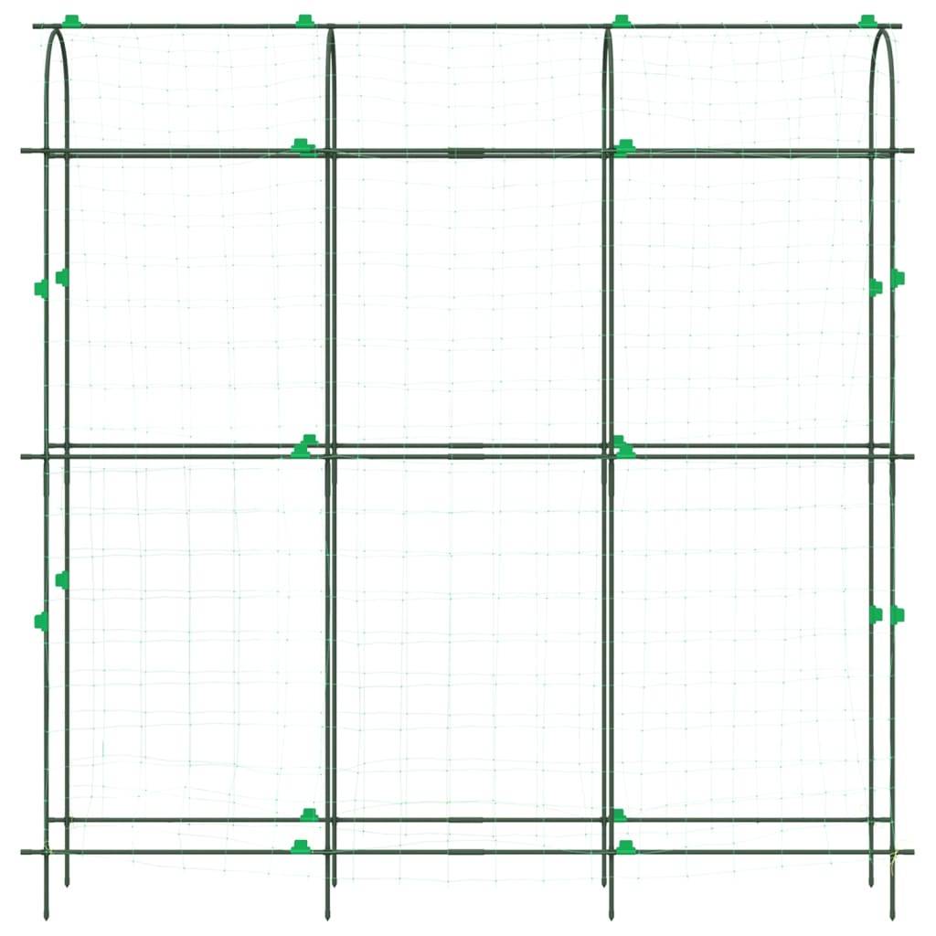 Lot de 3 Treillis Jardin Forme U en Acier Robuste pour Plantes Grimpantes et Potager Vert – ComfortXL Outdoor Living - Image 5