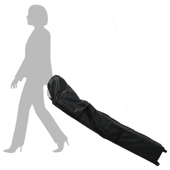 ComfortXL - Barnum pliant acier oxford 600D réceptions extérieur montage rapide sac à roulettes 2x2m taupe - ComfortXL Outdoor Living - Image 9