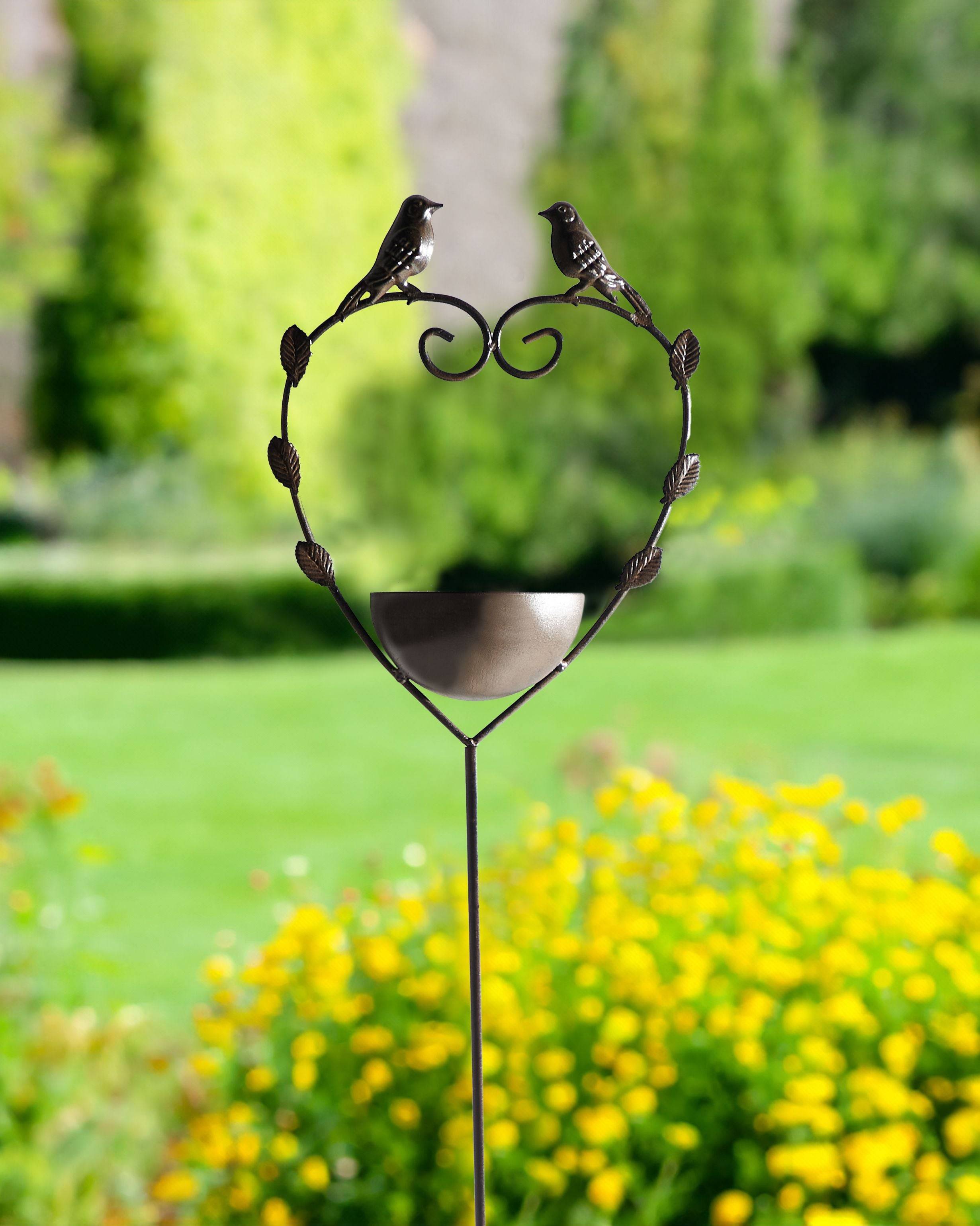 Beliani - Bassin à oiseaux Métal Marron SPARROW - 20x10x150- Beliani - Image 1